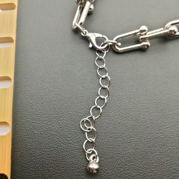 Punk Silver Chain - Necklace - Picture 5 of 7